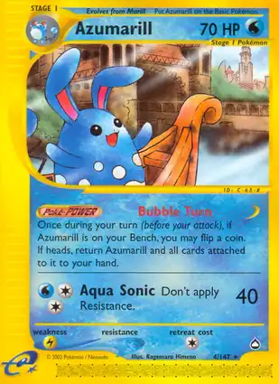 Azumarill 4/147 Aquapolis