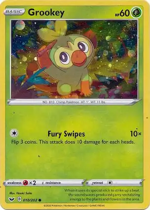 Grookey 010/202 Sword & Shield