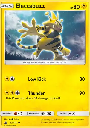 Electabuzz 43/156 Ultra Prism