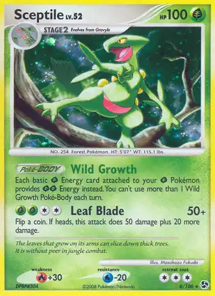Sceptile 8/106 Great Encounters