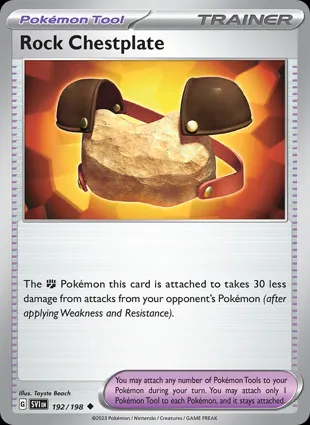 Rock Chestplate 192/198 Scarlet & Violet