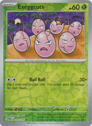 Exeggcute 102/165 Scarlet & Violet 151