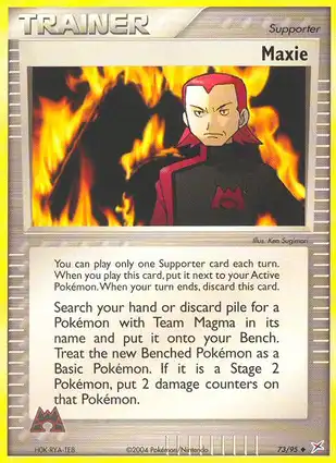 Maxie 73/95 EX Team Magma vs Team Aqua