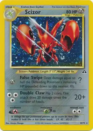 Scizor 10/75 Neo Discovery