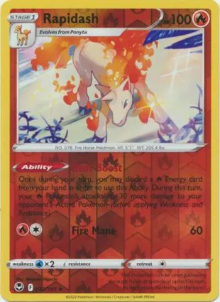 Rapidash 022/195 Silver Tempest