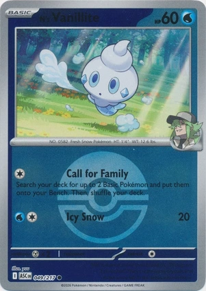 N's Vanillite 049/217 Ascended Heroes