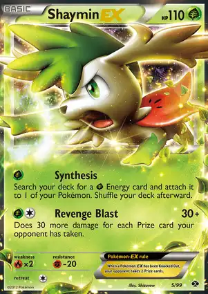 Shaymin-EX 5/99 Next Destinies
