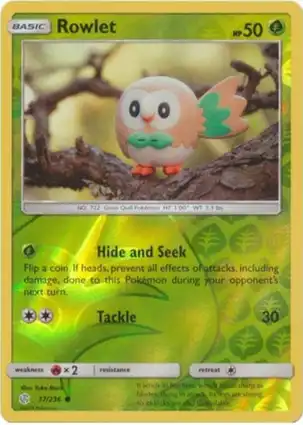 Rowlet 17/236 Cosmic Eclipse