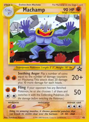 Machamp 43 Wizards of the Coast Promos