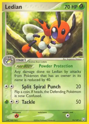 Ledian 23/109 EX Team Rocket Returns
