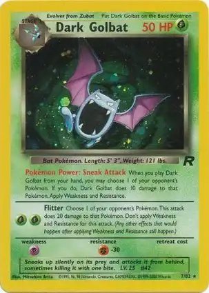 Dark Golbat 7/82 Team Rocket