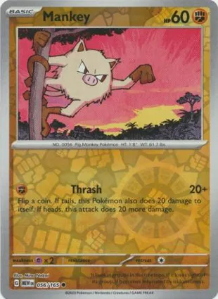 Mankey 056/165 Scarlet & Violet 151