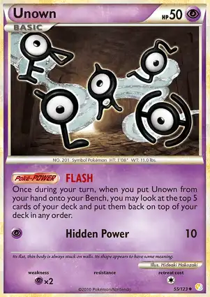 Unown 55/123 HeartGold & SoulSilver