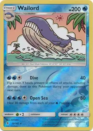 Wailord 30/145 Guardians Rising