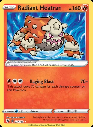 Radiant Heatran 027/189 Astral Radiance