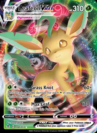 Leafeon VMAX 008/203 Evolving Skies