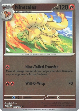 Ninetales 009/086 Chaos Rising