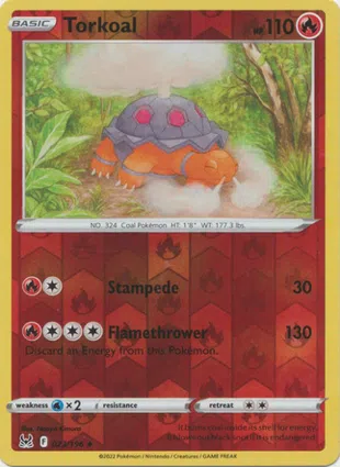 Torkoal 023/196 Lost Origin