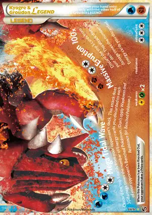 Kyogre & Groudon LEGEND 88/90 Undaunted