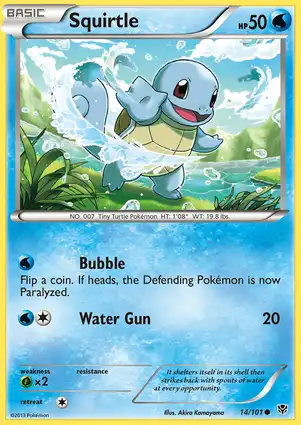 Squirtle 14/101 Plasma Blast