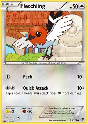 Fletchling 89/119 Phantom Forces