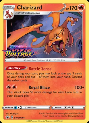 Charizard SWSH066 Sword & Shield Promos