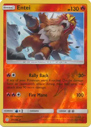 Entei 28/236 Cosmic Eclipse