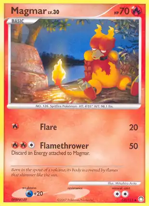 Magmar 54/123 Mysterious Treasures