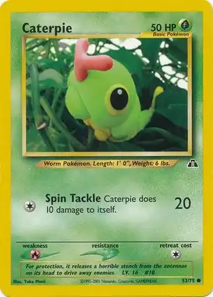 Caterpie 53/75 Neo Discovery