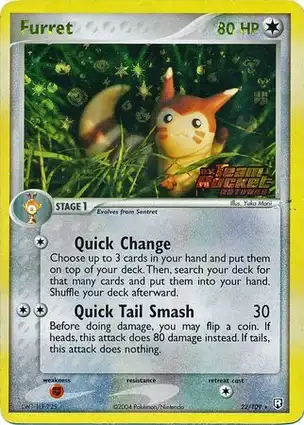 Furret 22/109 EX Team Rocket Returns