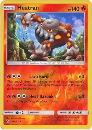 Heatran 48/214 Lost Thunder