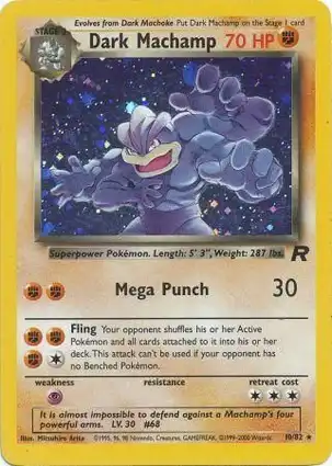 Dark Machamp 10/82 Team Rocket