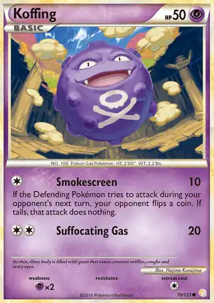 Koffing 70/123 HeartGold & SoulSilver