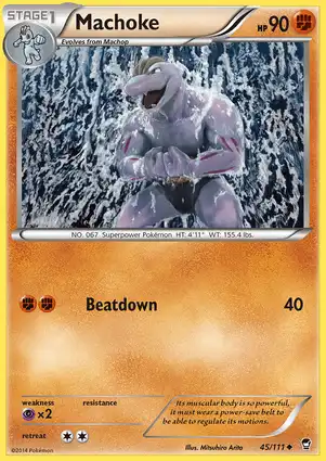 Machoke 45/111 Furious Fists