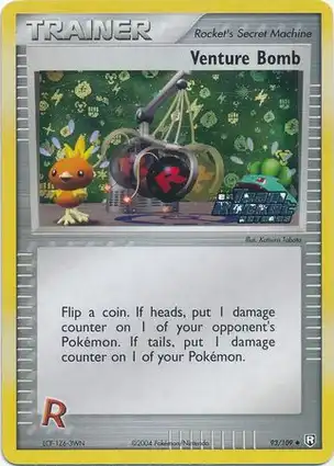 Venture Bomb 93/109 EX Team Rocket Returns