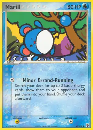 Marill 68/109 EX Team Rocket Returns