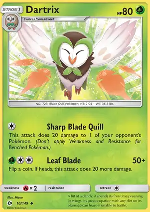 Dartrix 10/149 Sun & Moon