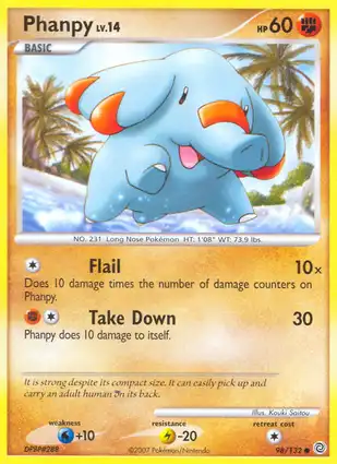 Phanpy 98/132 Secret Wonders