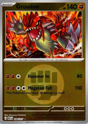 Groudon 108/217 Ascended Heroes