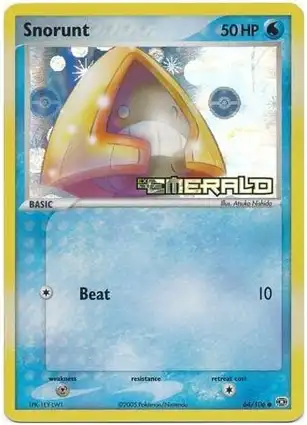 Snorunt 64/106 EX Emerald