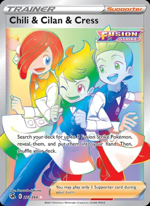 Chili & Cilan & Cress 273/264 Fusion Strike