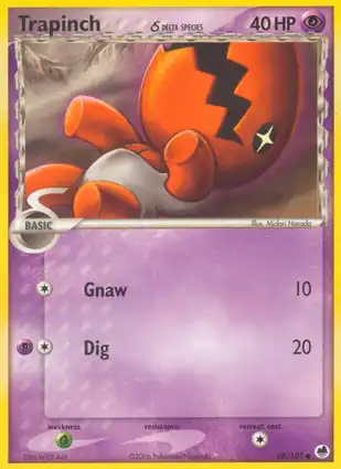 Trapinch 68/101 EX Dragon Frontiers
