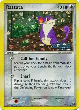 Rattata 72/109 EX Team Rocket Returns