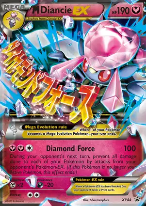 Mega Diancie EX XY44 XY Promos