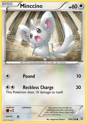 Minccino 109/124 Dragons Exalted