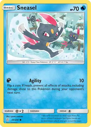 Sneasel 43/236 Cosmic Eclipse