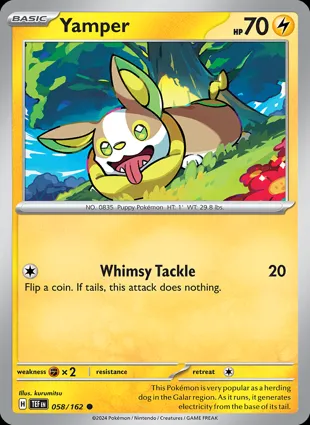 Yamper 058/162 Temporal Forces