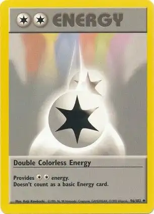 Double Colorless Energy 96/102 Base Set Unlimited