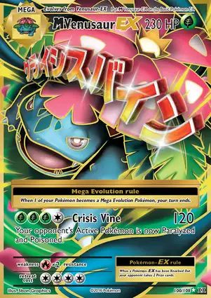 M Venusaur-EX 100/108 Evolutions