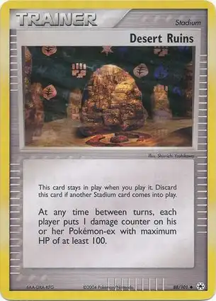 Desert Ruins 88/101 EX Hidden Legends